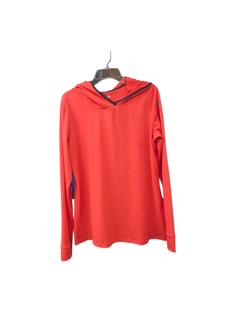 Bcg coral long sleeve workout shirts womens hooded